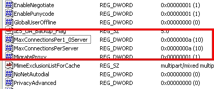 MaxConnectionsPerServer MaxConnectionsPerServer