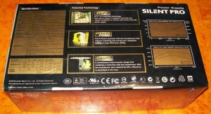 Cooler Master Silent Pro Gold Rückseite