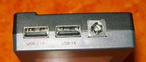 USNA 120 Netzteil USB-Anschlüsse