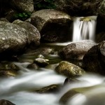 Stream and rocks, long exposure, Bulgaria Hintergrundbild 10 Waterfall Theme für Windows 7