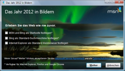 Hintergrundbilder einrichten
