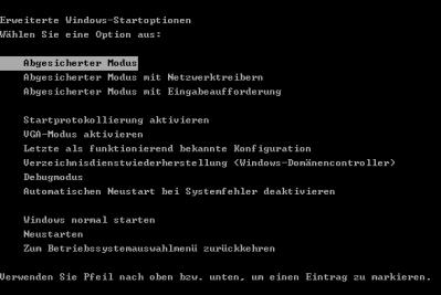 Windows Im Abgesicherten Modus Starten