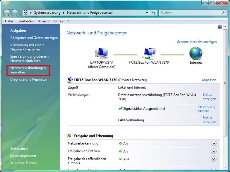 Update Für Deutsch Auf Netzwerkverbindung Wird Gewartet Netzwerk-Priorität der LAN- und WLAN-Verbindung einstellen