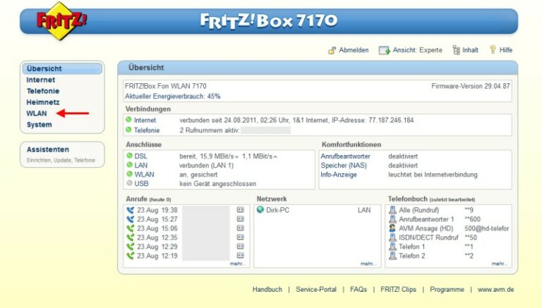 Kann Man Bei Fritzbox Den Verlauf Sehen