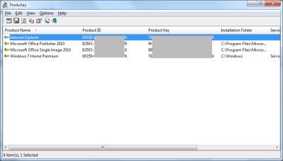 ProduKey Seriennummern für Windows und Office auslesen ProduKey Seriennummern für Windows und Office auslesen