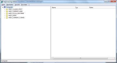 Windows Registrierungs-Editor Windows Registrierungs-Editor