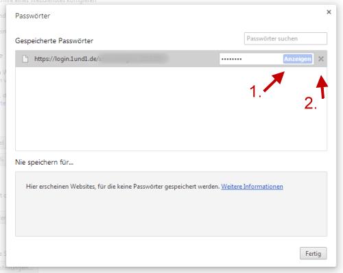 Chrome Passwörter Löschen Chrome Passwörter Löschen