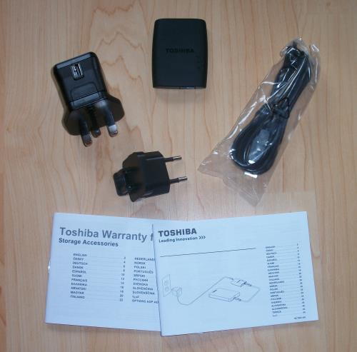 Toshiba Store.E Wireless Adapter Lieferumfang