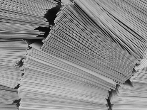 Papierstapel Druckerpapier