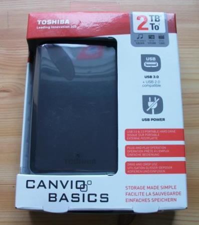 Toshiba Canvio Basics Verpackung