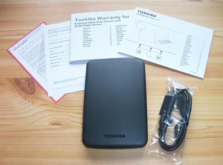 Toshiba Canvio Basics Lieferumfang