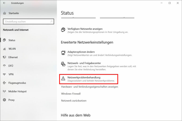 Windows 10 Netzwerkverbindung Bricht Immer Wieder Ab