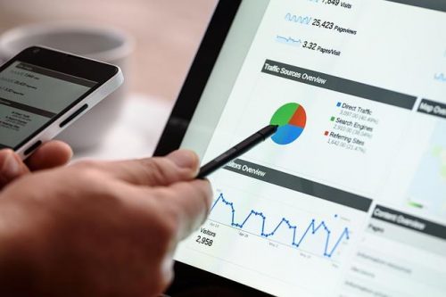 Auswertung der Besucherzahlen einer Webseite
