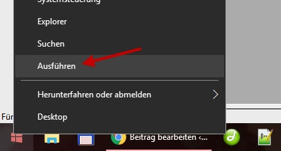 Windows 10 Ausführen Fenster öffnen