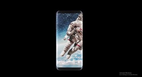Display beim Smasung Galaxy S8