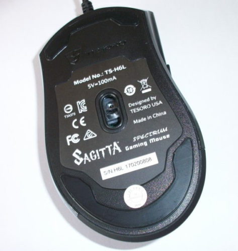 Tesoro Sagitta Spectrum Gaming-Maus optischer Sensor