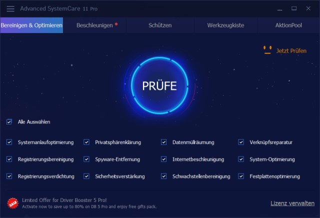 Iobit Advanced Systemcare 11 Ausprobiert Und Getestet