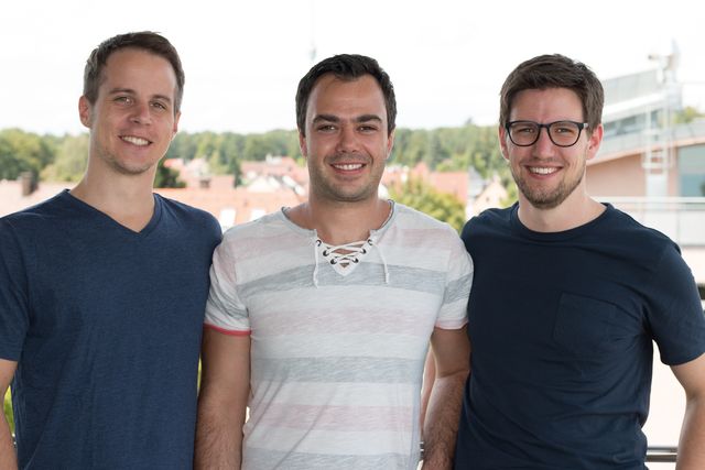 Marc Neumann, Waldemar Wunder und Jochen Schöllig (v.l.n.r)