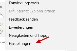 Microsoft Edge Startseite ändern - Einstellungen Microsoft Edge Startseite ändern - Einstellungen