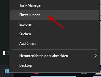 Benutzerkontensteuerung anpassen - Einstellungen öffnen