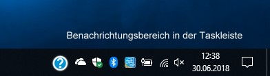 Meine Icons im Benachrichti
