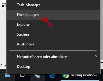 Microsoft Edge reparieren - Einstellungen öffnen