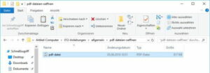 Standardprogramm PDF-Dateien öffnen Microsoft Edge