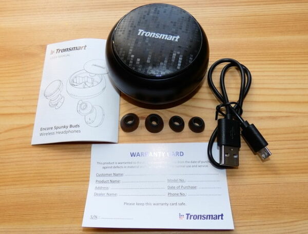 Tronsmart Encore Spunky Buds Lieferumfang