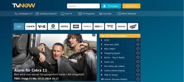 Deutsche Sender, wie RTL, auch im Ausland streamen