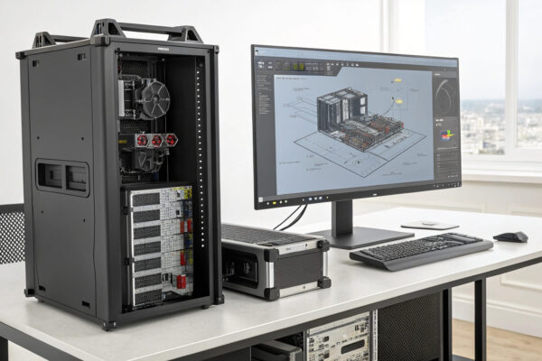 PC für CAD-Anwendungen mit spezieller Hardware für komplexe 3D-Modelle