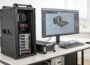 PC für CAD-Anwendungen mit spezieller Hardware für komplexe 3D-Modelle