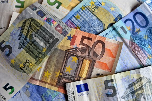 Geld Euro-Banknoten