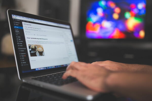 wordpress bloggen schreiben eingabe Webdesign mit WordPress