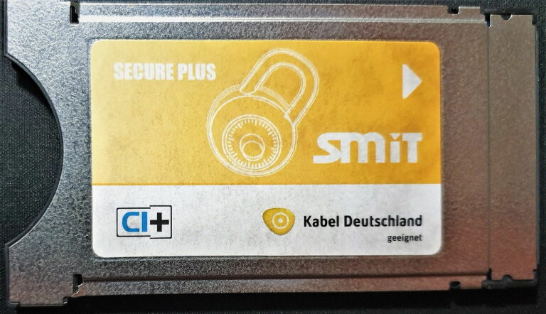 Common Interface Module CI+ von SMiT (Hongkong) für Smartcards von Kabel Deutschland (DVB-C) 2014