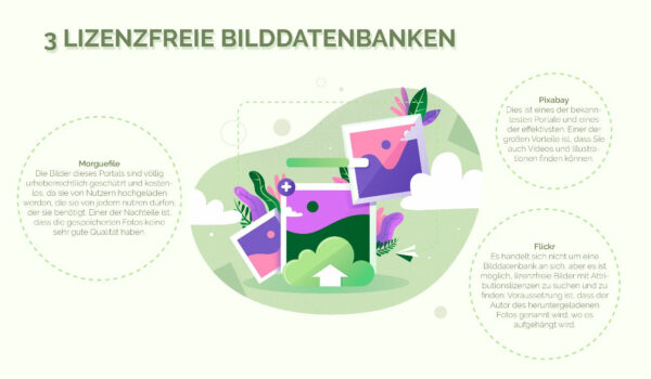 Infografik lizenzfreie Bilddatenbanken