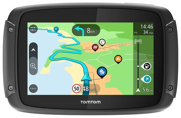 TomTom Rider 500 Motorrad-Navi Draufsicht