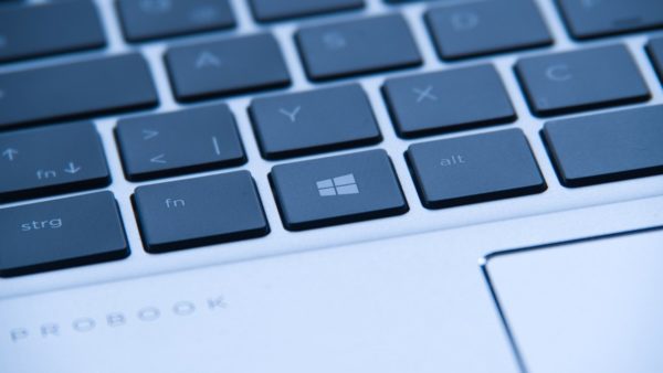 Windows-Taste auf Notebook-Tastatur