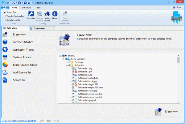 bitraser file eraser BitRaser File Eraser Screenshot