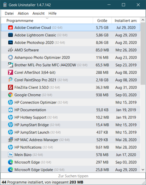 Geek Uninstaller