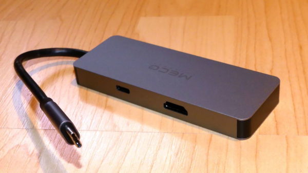 MECO ELEVERDE USB-C Hub Anschlüsse Rückseite