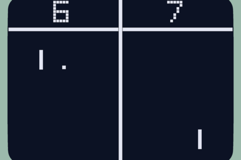 Pong Videospiel 1970er Jahre