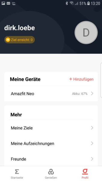 amazfit neo app screenshot 04