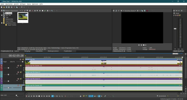Magix Vegas Pro 18 Screenshot