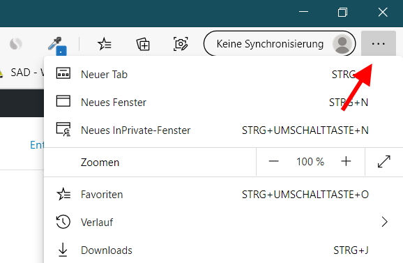 Microsoft Edge Einstellungen und mehr