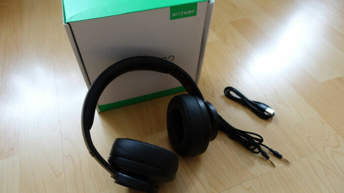 Blitzwolf BW-HP2 Headset Lieferumfang und Verpackung