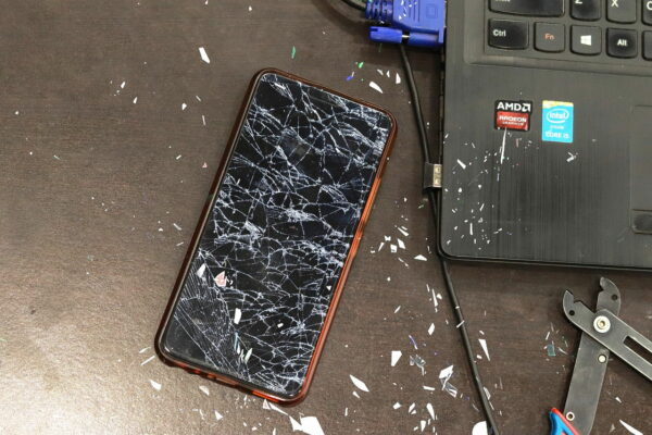 Smartphone Display defekt