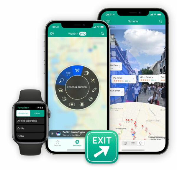 Lokale-Suche-App „Wohin?“ in Version 11