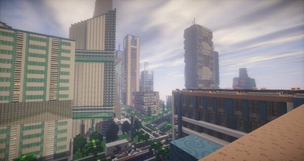 Minecraft Map Stadt Wolkenkratzer
