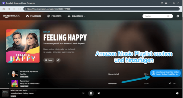 Amazon Music hinzufügen