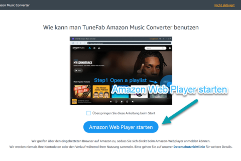 Amazon Music Converter starten